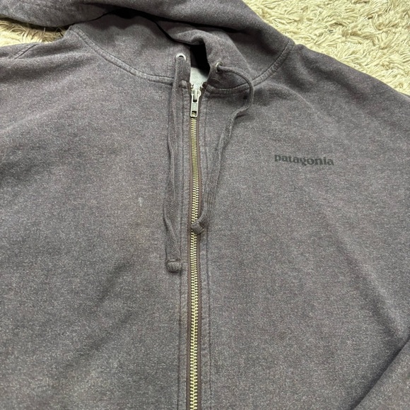 Patagonia Men's Charcoal Zip-Up Hoodie Sweater size XXL Man - Picture 4 of 10